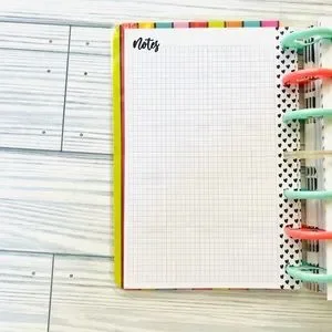 Hand Crafted | Office | Happy Planner Mini Size Set Monthly And Weekly ...